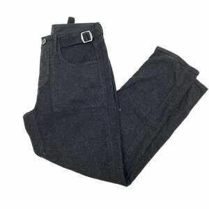 Strom Gray Painter Fit Dress Pants | Wool Cotton Viscose, XS Regular